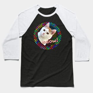 Disco Cat Baseball T-Shirt